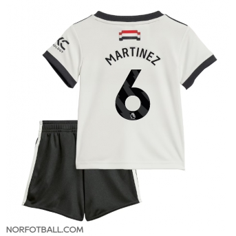 Billige Fotballdrakt Manchester United Lisandro Martinez #6 Replika Tredjedraktsett Barn 2024-25 Kortermet (med bukser)